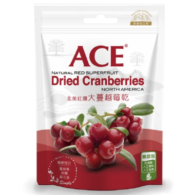 【ACE】【買一送一】北美紅鑽大蔓越莓乾 180g/包