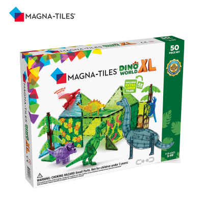 Magna-Tiles®磁力積木-恐龍世界 XL 50片
