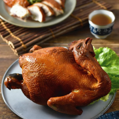【雲嶺鮮雞】【拜拜必Buy】 蔗香燻雞 - 全雞1.8kg_限新北中和自取