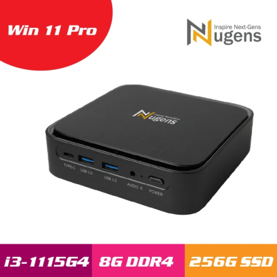 【Nugens 捷視科技】高效迷你小電腦 8G/256GB (NC-A24Q)_(贈送MK-612C鍵鼠組)