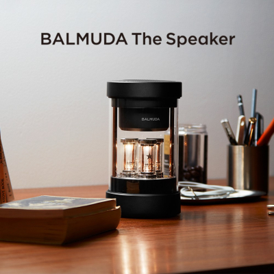 領券8280⭐【BALMUDA】百慕達 The Speaker 無線揚聲器 M01C-BK 360度立體音藍芽喇叭