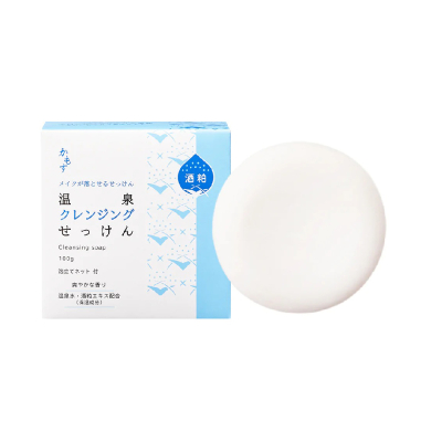 【日藥本舖】KAMOSU溫泉酒粕卸妝洗顏皂100g