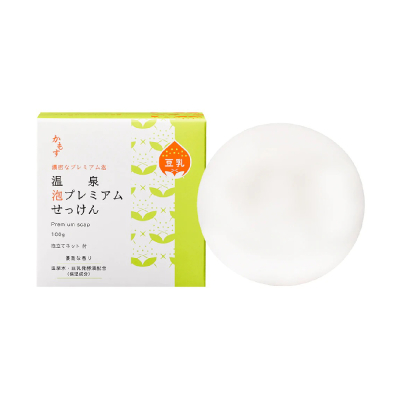 【日藥本舖】KAMOSU溫泉豆乳濃密泡沫洗顏皂100g