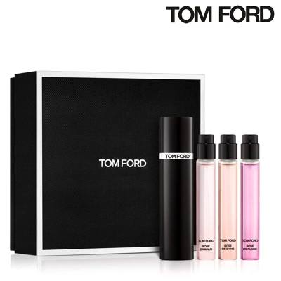 【TOM FORD】 私人調香系列 玫瑰秘境隨身香氛限量禮盒10mlX3入_國際航空版