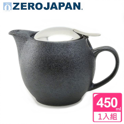 ZERO JAPAN 典藏陶瓷不鏽鋼蓋壺(水晶銀)450cc 