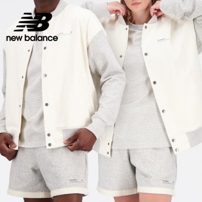 【New Balance】Uni-ssentials Undyed Varsity Jacket 雙色拼接棒球外套 (UJ31551GIE)