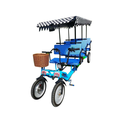 【躍紫電動車】鴻騎多人騎乘型4輪電動輔助自行車-6人車型(HC6)