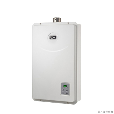 喜特麗【JT-H1652_NG1】16公升數位恆溫分段火排強制排氣熱水器-天然氣(含標準安裝)