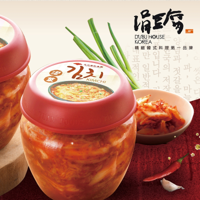 【涓豆腐】韓式泡菜(420g/罐)X2罐(冷藏)