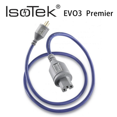 英國 IsoTek EVO3 Premier 高級發燒線材 鍍銀無氧銅電源線3M 公司貨