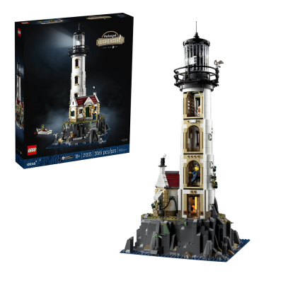 領券再折【LEGO 樂高】IDEAS 21335 電動燈塔(積木 燈塔)