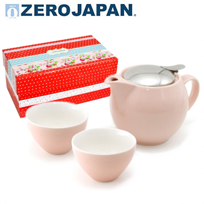 超值65折⭐ZERO JAPAN 典藏陶瓷一壺兩杯超值禮盒組(桃粉紅)