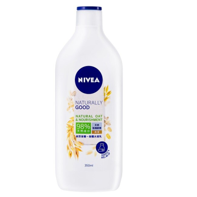 【NIVEA】妮維雅 純萃保養身體水凝乳 天然有機燕麥 350ml