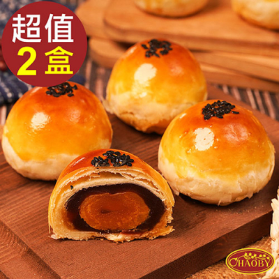 【超比食品】真台灣味-蛋黃酥6入禮盒 X2盒
