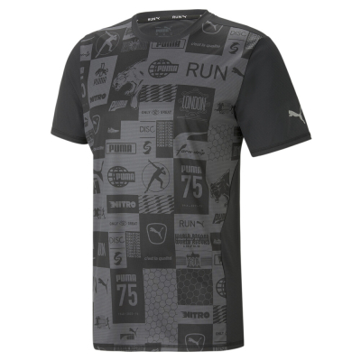【PUMA】慢跑系列Run Fav印花短袖T恤 男性-52339301