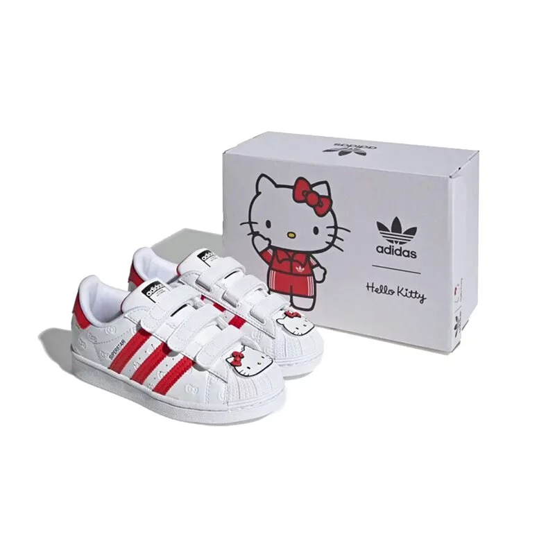 【Adidas】HELLO KITTY X SUPERSTAR 經典鞋-GV8865