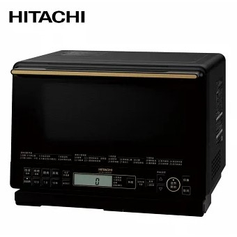 【HITACHI日立】過熱水蒸氣烘烤微波爐MROS800AT(爵色黑)