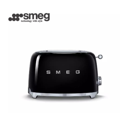 【SMEG】義大利復古美學 2片式烤麵包機-耀岩黑