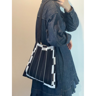 雙11爆殺★日本製KNT365 黑色Game摺疊環保包—Knitty