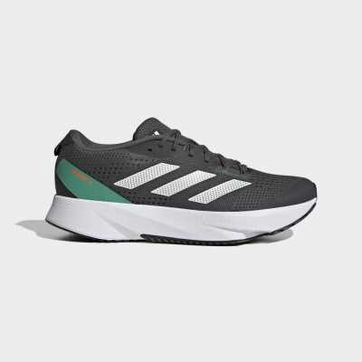 【adidas】ADIZERO SL 男 慢跑鞋-黑白綠-HQ1351
