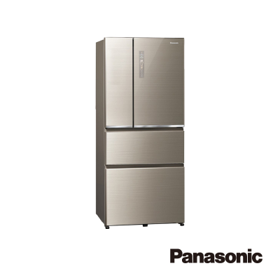 【Panasonic】610L四門玻璃變頻冰箱 NR-D611XGS-N_全國電子
