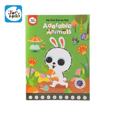 【JarMelo 原創美玩】兒童連點畫-可愛動物 JA93528