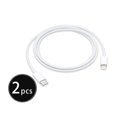 【2入組】APPLE適用 USB-C to Lightning 連接線 1M (適用iPhone 12系列)