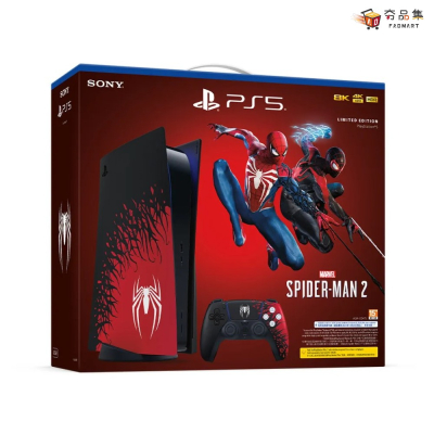 《現貨》【PlayStation 5】PS5  蜘蛛人同捆 光碟版主機  台灣公司貨 原廠保固 現貨