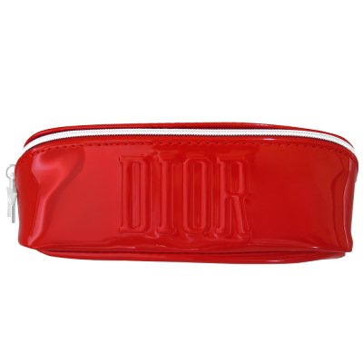 Dior 迪奧 紅色漆皮化妝包(正貨)