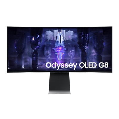 【SAMSUNG】 Odyssey OLED G8 曲面電競顯示器 G85SB 34吋 LS34BG850SCXZW