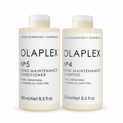 OLAPLEX 歐啦 4號洗髮乳(250ml)+ 5號護髮乳(250ml)-國際航空版