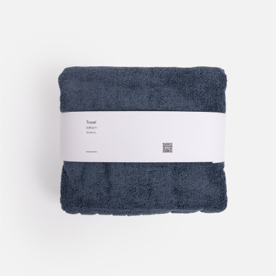 【HOLA】土耳其純棉浴巾-藍染藍78*140