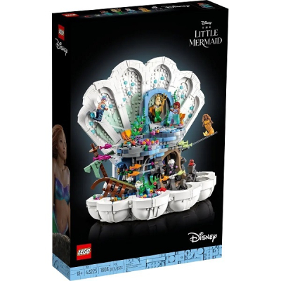 【LEGO樂高】迪士尼系列 43225 小美人魚貝殼宮殿
