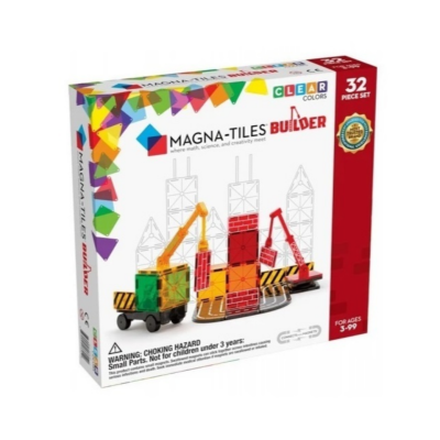 【安琪兒】Magna-Tiles 磁力積木32片-工程基地|磁性積木
