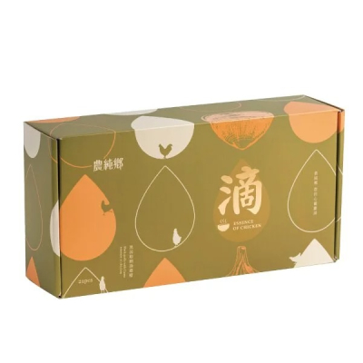 【農純鄉】黑蒜蛤蜊滴雞精禮盒 (冷凍,21入/盒)