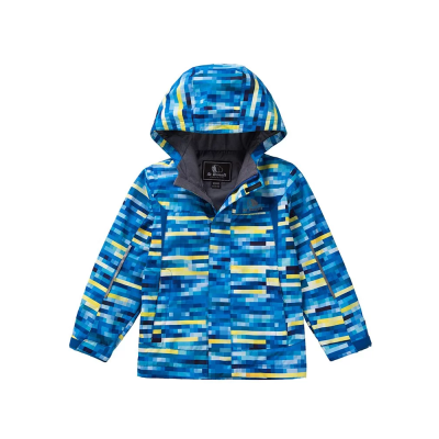 【St.Bonalt聖伯納】機能防風防水單層衝鋒衣│童款 8035 藍格迷彩