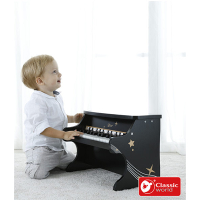 【德國 classic world 客來喜經典木玩】木製兒童鋼琴-星空協奏曲