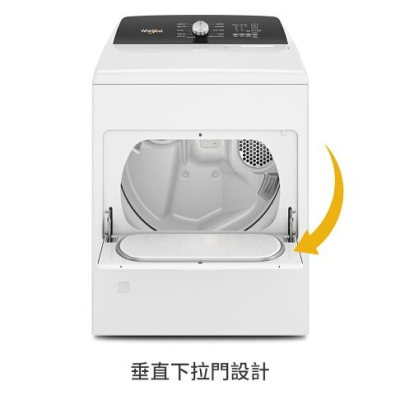 【惠而浦】12公斤 8TWGD5010PW 快烘瓦斯型乾衣機