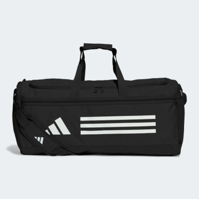 【adidas】Tr Duffle M 圓筒包 健身包 運動包 旅行 側背 手提  黑 HT4747