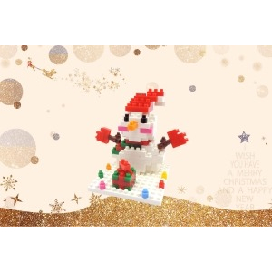 【TICO微型積木】聖誕雪人
