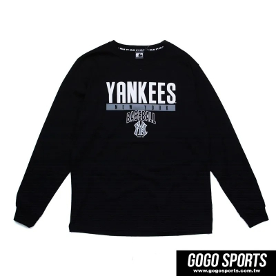【GOGO SPORTS】MLB-前進洋基圓領薄長T恤(5860110) 黑色