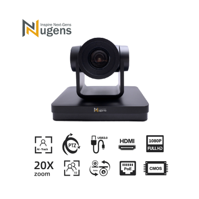 【Nugens 捷視科技】20倍追蹤光學專業級PTZ視訊攝影機