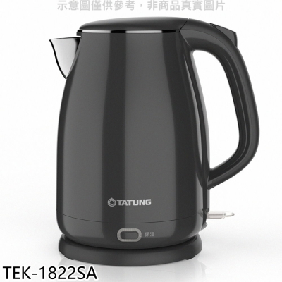 大同【TEK-1822SA】1.8公升雙層防燙保溫電茶壺熱水瓶