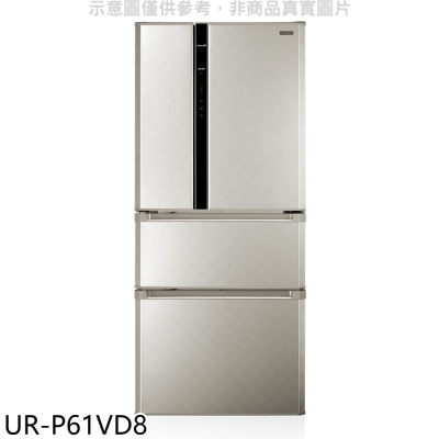 奇美【UR-P61VD8】610公升變頻四門冰箱(含標準安裝)