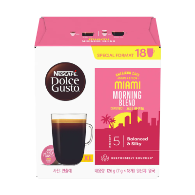 【NESCAFE DOLCE Gusto 雀巢】季節限定邁阿密美式晨光咖啡 18 顆膠囊/盒