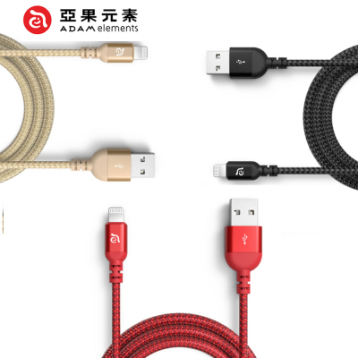 【亞果元素】PeAk III Cable 200B USB to Lightning 金屬編織傳輸充電線(200cm)