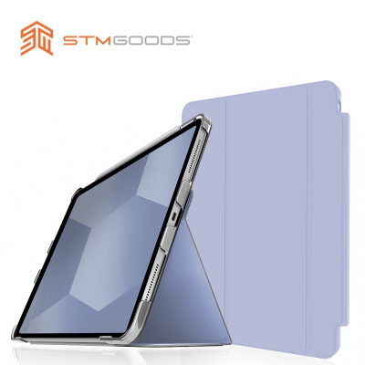 澳洲【STM】Studio iPad Air 第4/5代 iPad Pro 11吋 1~4代 專用極輕薄防護硬殼 (透紫)