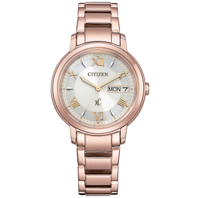 【CITIZEN】CITIZEN XC光動能玫瑰金時尚腕錶CT EW2426-62A系列_限新北中和取貨
