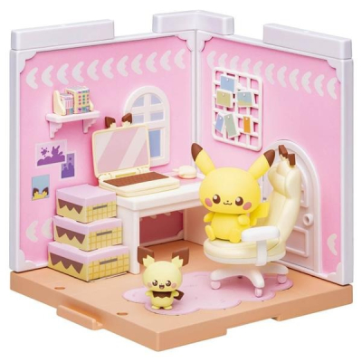【Funbox歡樂工場】寶可夢 Pokepeace娃娃屋-收藏房間 (皮丘+皮卡丘)