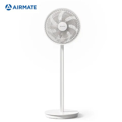 【AIRMATE 艾美特】12吋美型遙控三段式中柱電扇 AS3062R (白色)